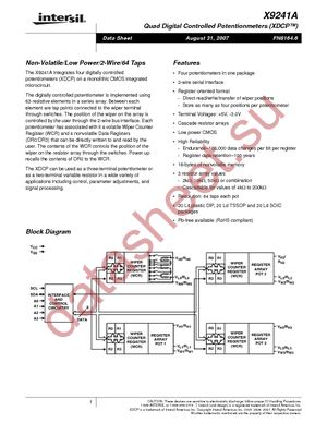 X9241AMPI datasheet  