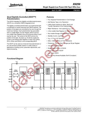 X9259UV24-2.7T1 datasheet  