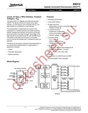 X9313UM-3 datasheet  