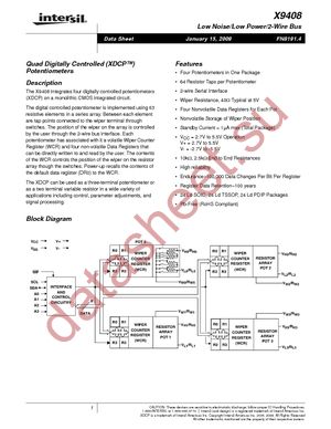 X9408WV24Z datasheet  