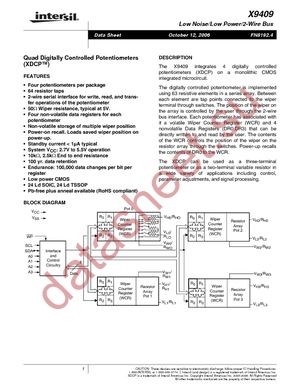 X9409WV24 datasheet  