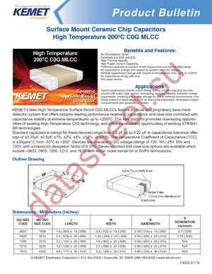 C0805H103J1GACTU datasheet  