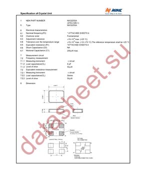 NX3225SA-24.000000MHZ datasheet  