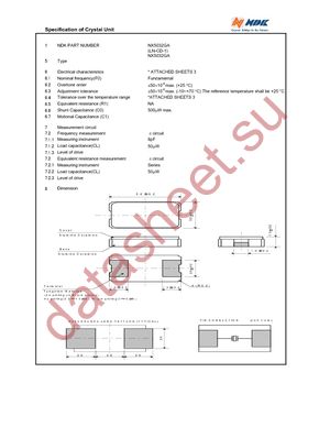 NX5032GA-12.288000MHZ datasheet  