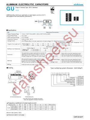 LGU2E391MELA datasheet  