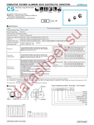 PCS0J121MCL9GS datasheet  