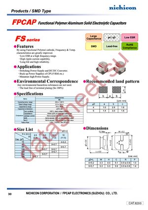 RFS0G151MCN1GS datasheet  