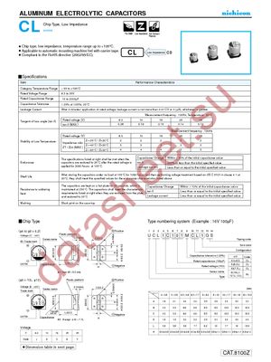 UCL1V100MCL6GS datasheet  