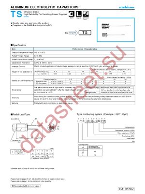 UTS1H100MDD datasheet  