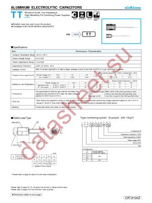 UTT1V330MDD datasheet  