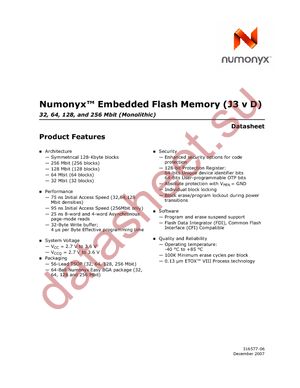 JS28F320J3D75D datasheet  