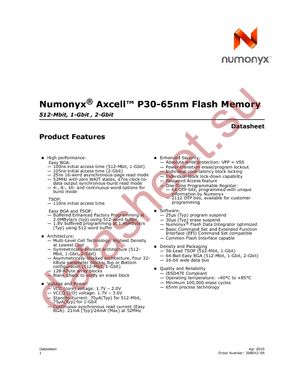 PC28F512P30TFA datasheet  