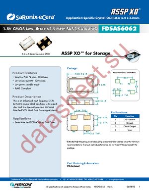 FDSAS6062 datasheet  