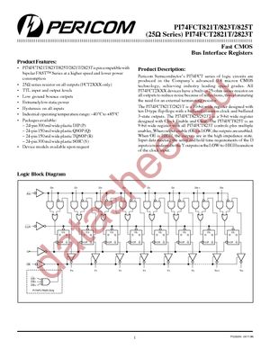 PI74FCT823ATS datasheet  