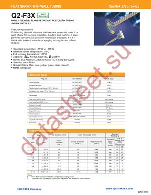 Q2-F3X-1/8-01-MS100FT datasheet  