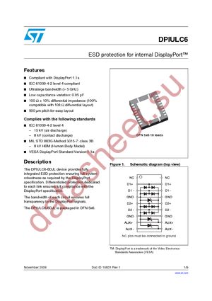 DPIULC6-6DJL datasheet  