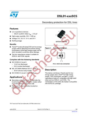 DSL01-008SC5 datasheet  