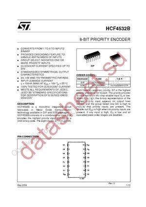 HCF4532BEY datasheet  