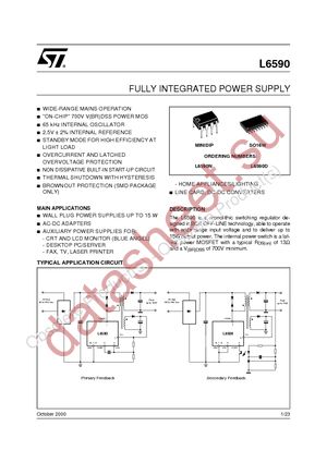 L6590ED013TR datasheet  