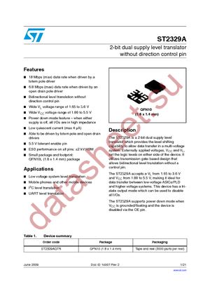 ST2329AQTR datasheet  