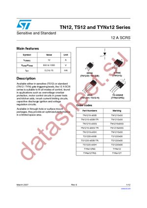TN1215-800G-TR datasheet  
