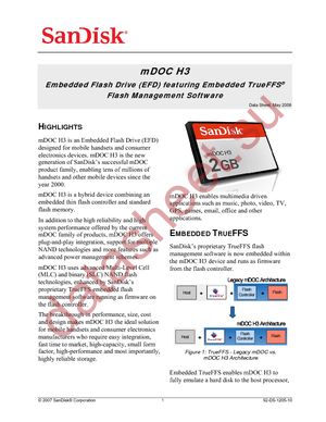 SDED5-512M-N9Y datasheet  