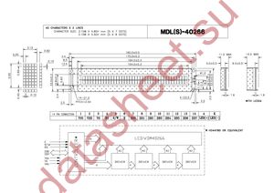 MDLS-40266-LV-GLED4G datasheet  