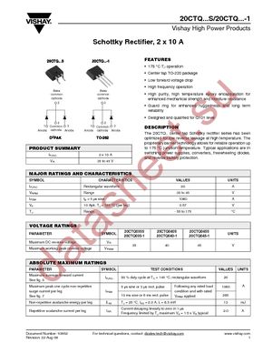 20CTQ035STRR datasheet  