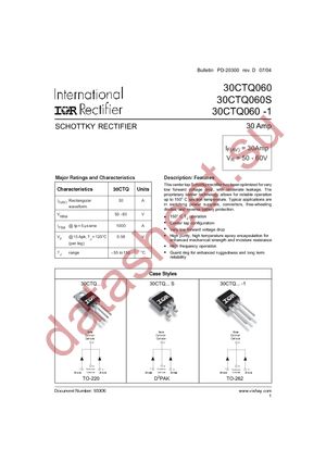 30CTQ050S datasheet  