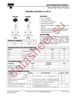 42CTQ030S datasheet  