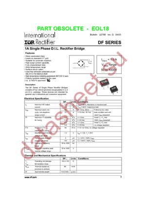 DF04STR16 datasheet  