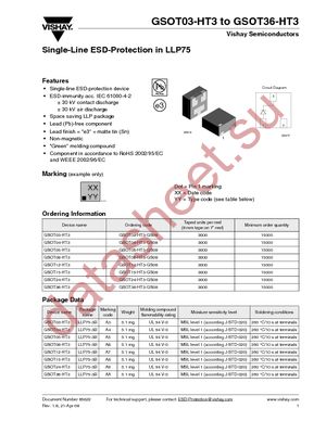 GSOT08-HT3-GS08 datasheet  