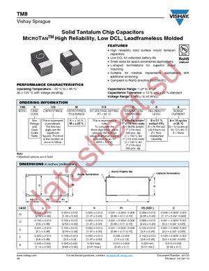 TM8L755K010UBA datasheet  