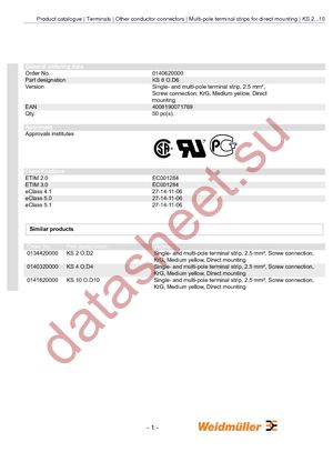 0140620000 datasheet  