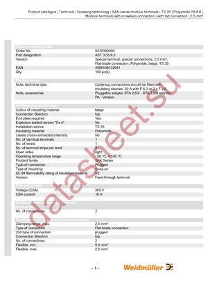 0479360000 datasheet  