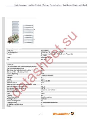 0490360000 datasheet  