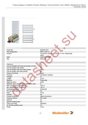 0522361076 datasheet  