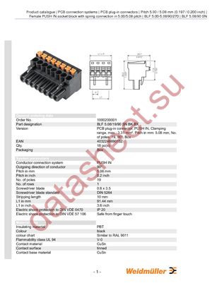 1000200001 datasheet  