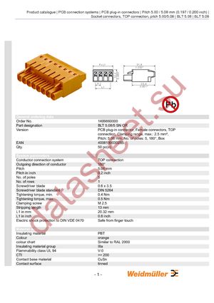 1499860000 datasheet  