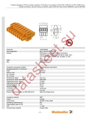 1559760000 datasheet  