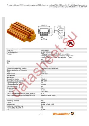 1606750000 datasheet  