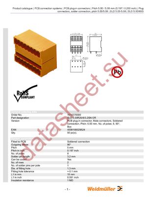 1614370000 datasheet  