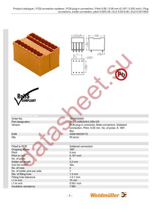 1614830000 datasheet  