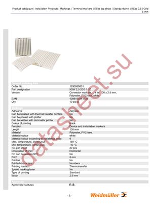 1630080001 datasheet  