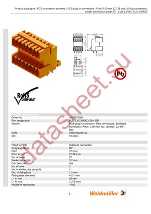 1633670000 datasheet  