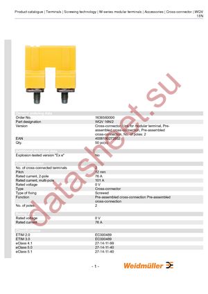 1636560000 datasheet  