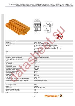 1638260000 datasheet  