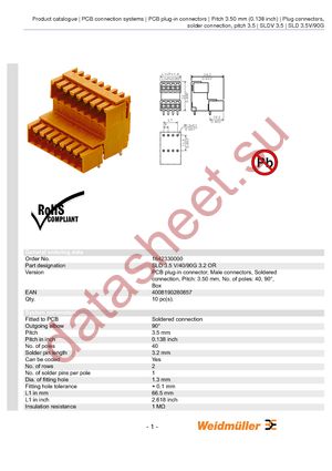 1642330000 datasheet  