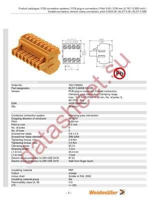 1651780000 datasheet  