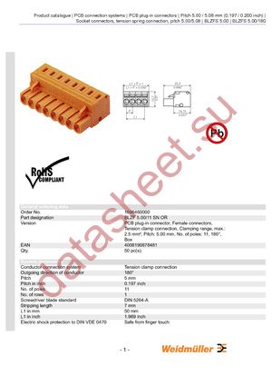 1696460000 datasheet  